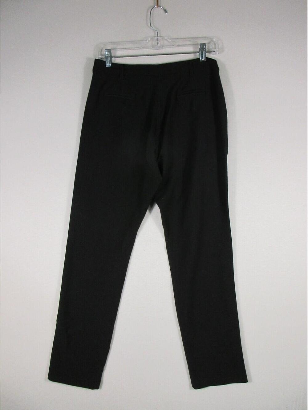 Spacegirlz Womens Straight Trouser Pants High Waist Pockets Size 5 Black - Picture 5 of 6